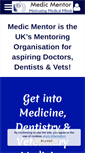 Mobile Screenshot of medicmentor.co.uk